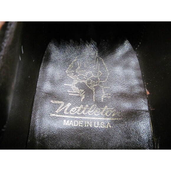 Nettleton Leather Half Strap Loafers Size 11 B/D Made In The USA - Picture 6 of 16